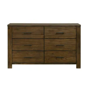 Manor 6-Drawer Dresser - Dark Oak