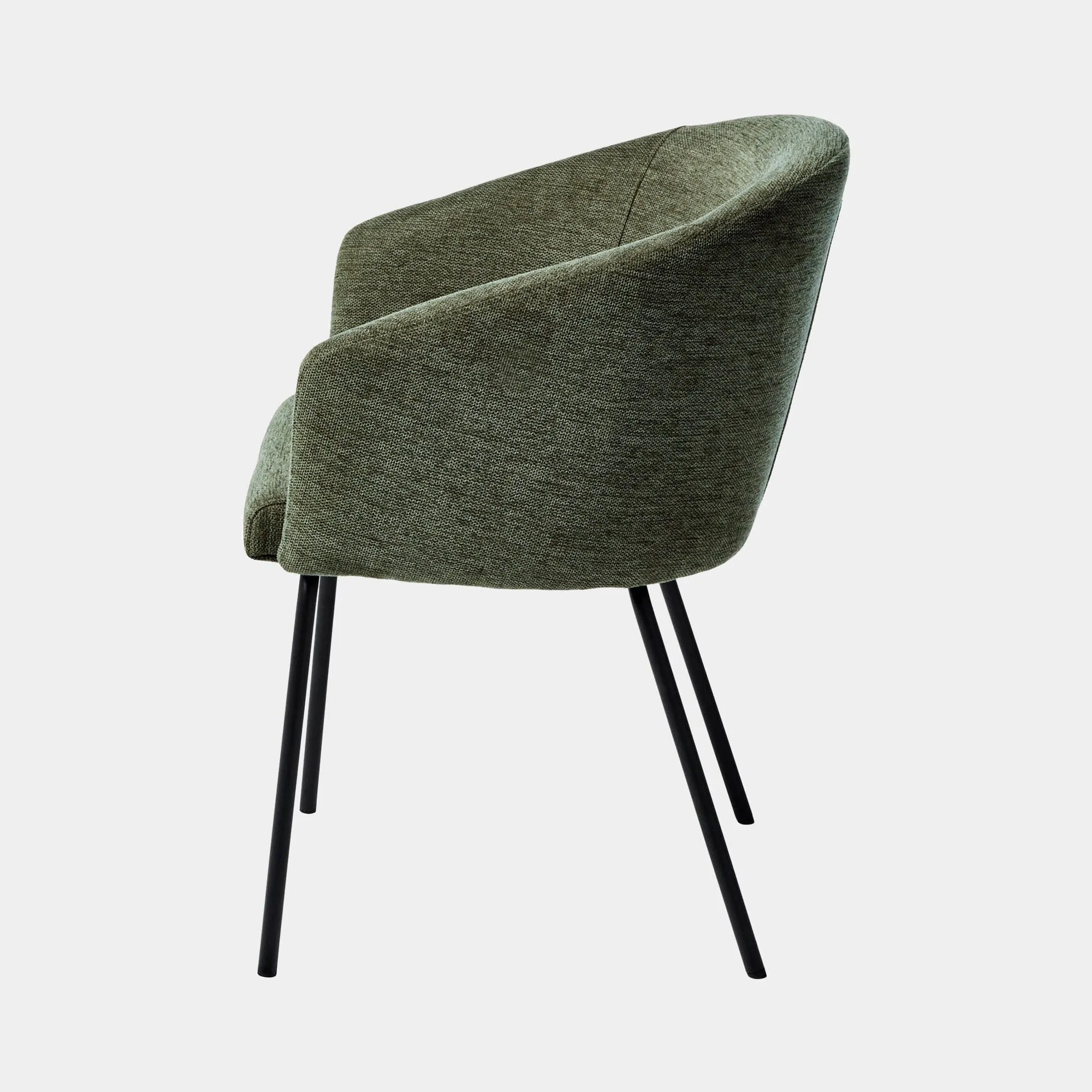 Mardi - Dining Chair In Fabric Olive Green