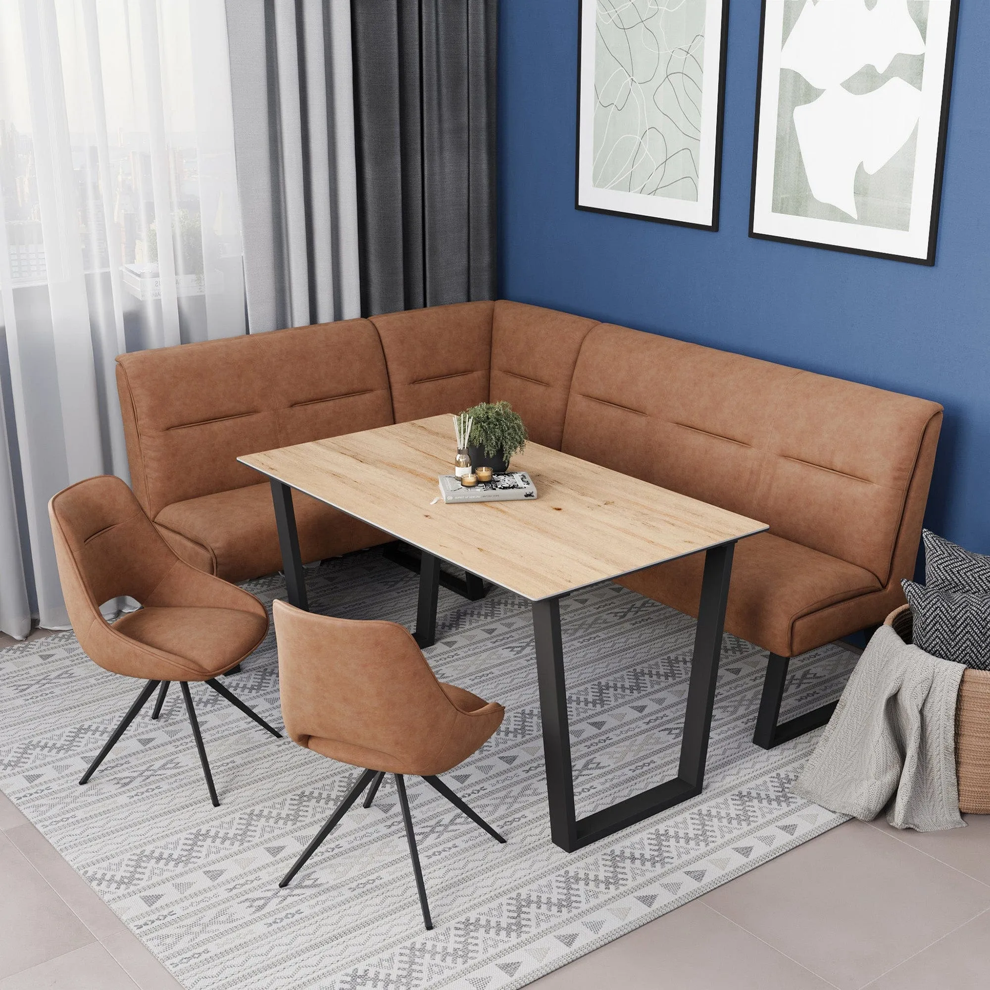 Matera - Swivel Dining Chair In PU