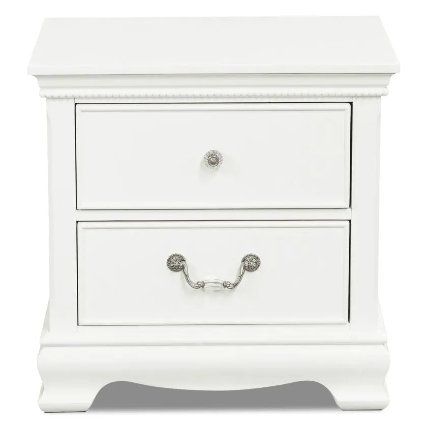 Melanie 6-Piece Full Bedroom Package - White