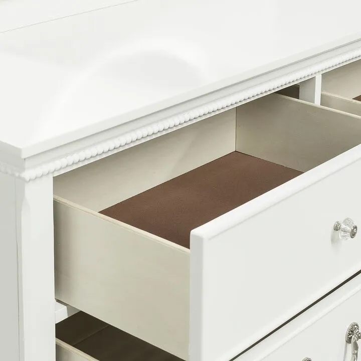 Melanie 6-Piece Full Bedroom Package - White