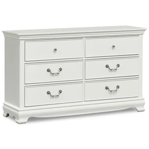 Melanie 6-Piece Twin Bedroom Package - White