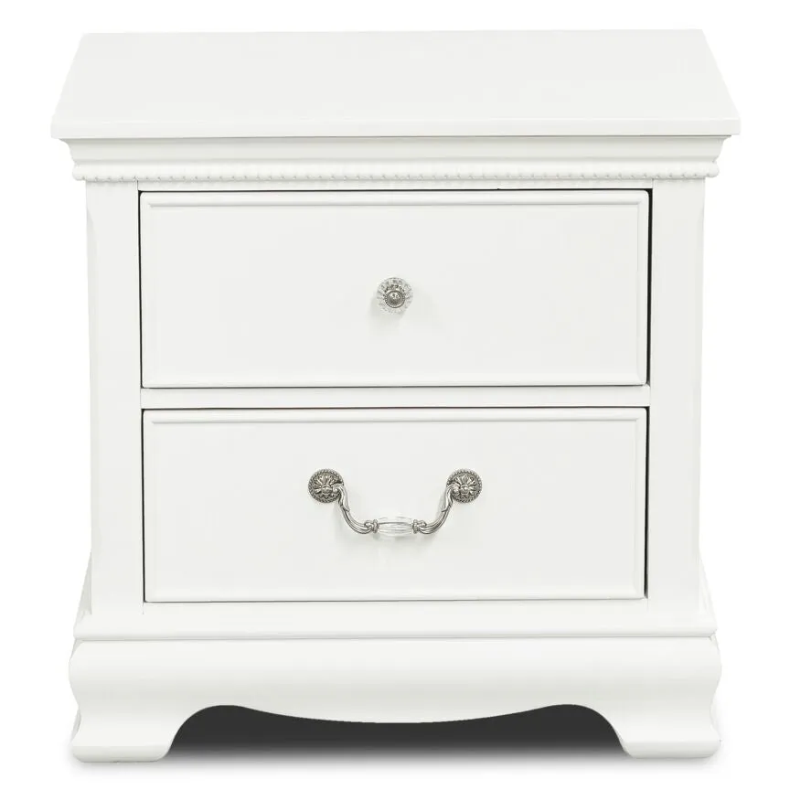 Melanie Night Table - White