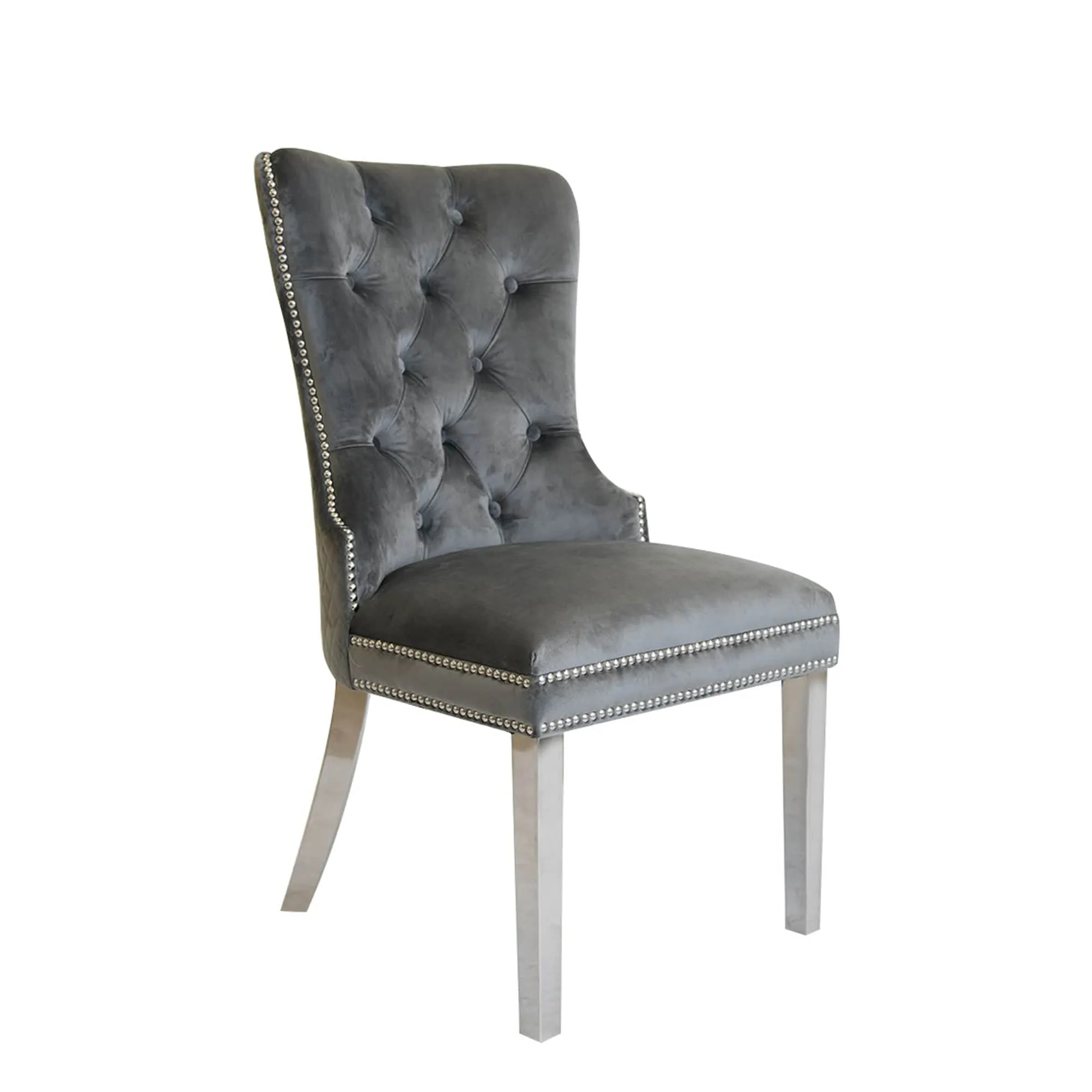 Metropole - Quilted Back Dining Chair In Velvet