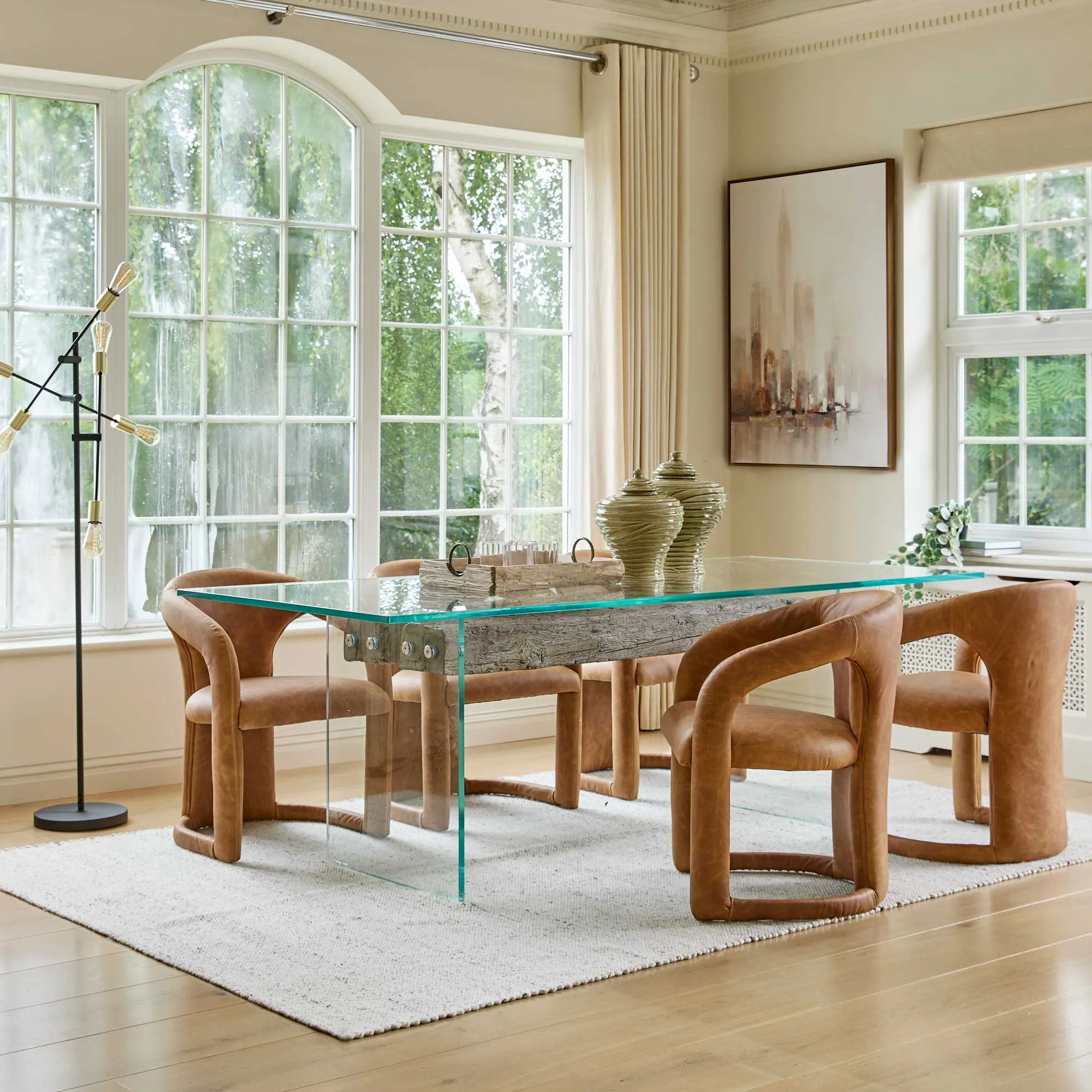 Michigan - Glass Coffee Table