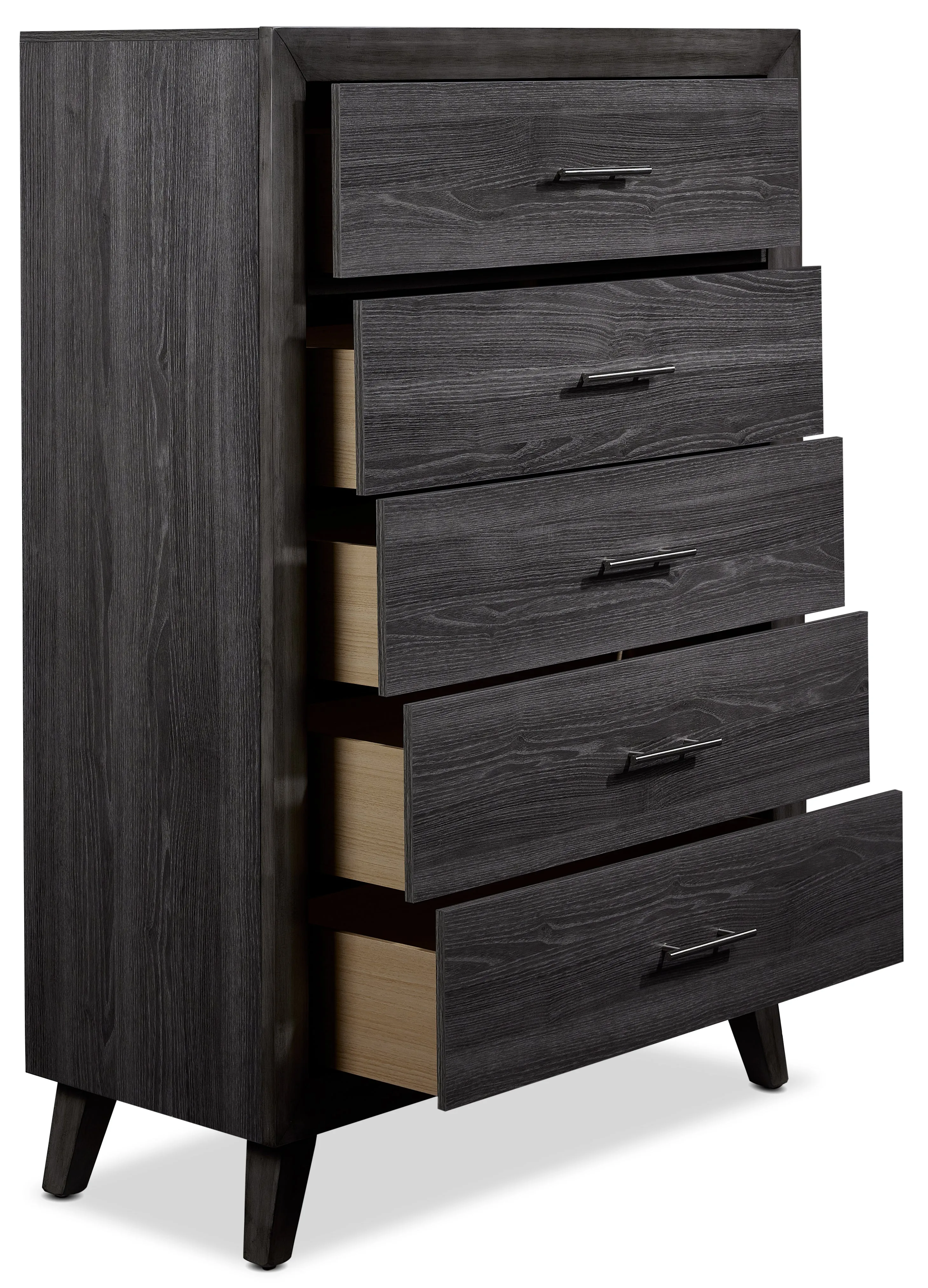 Miller 5-Drawer Chest - Grey