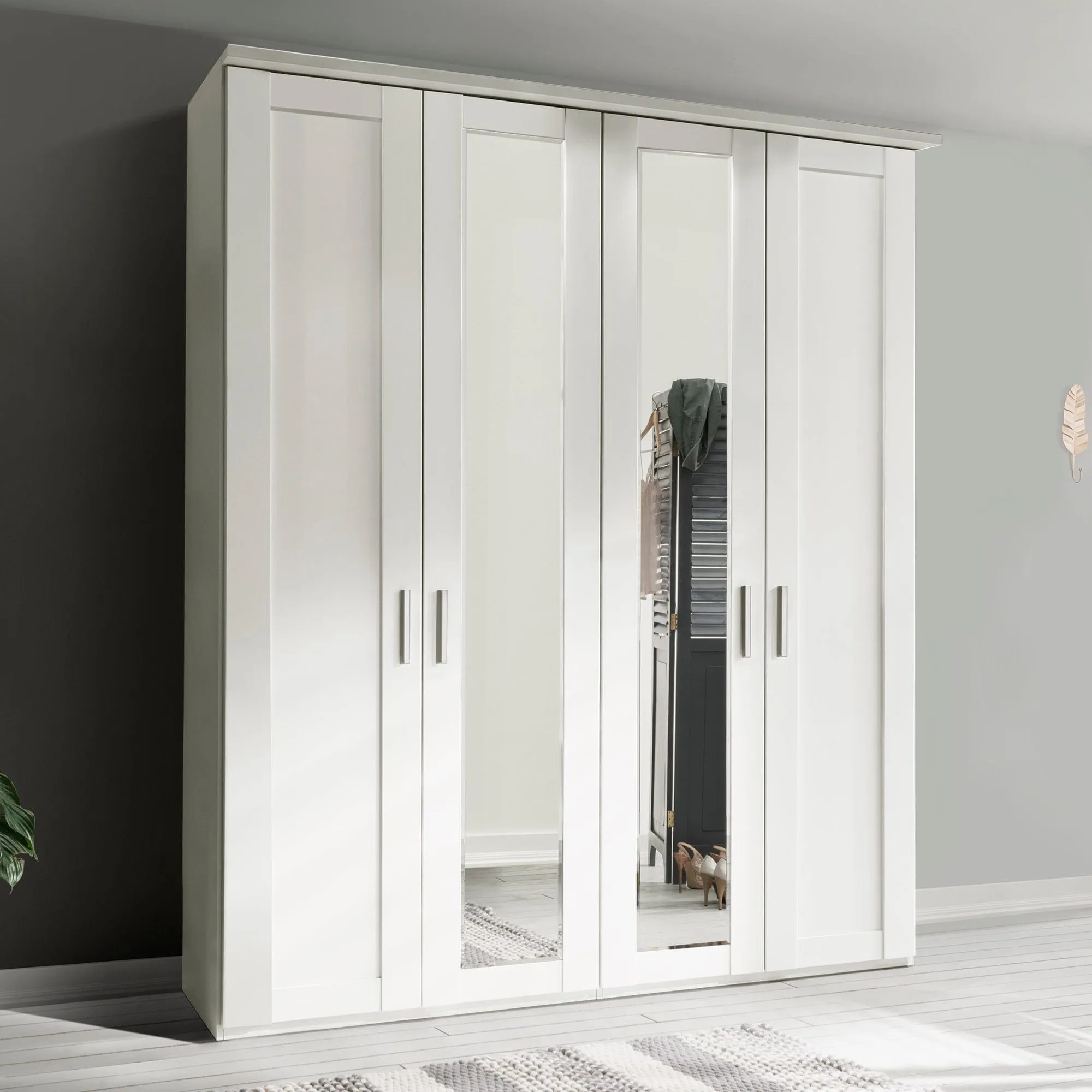 Milton - Mirrored Wardrobe