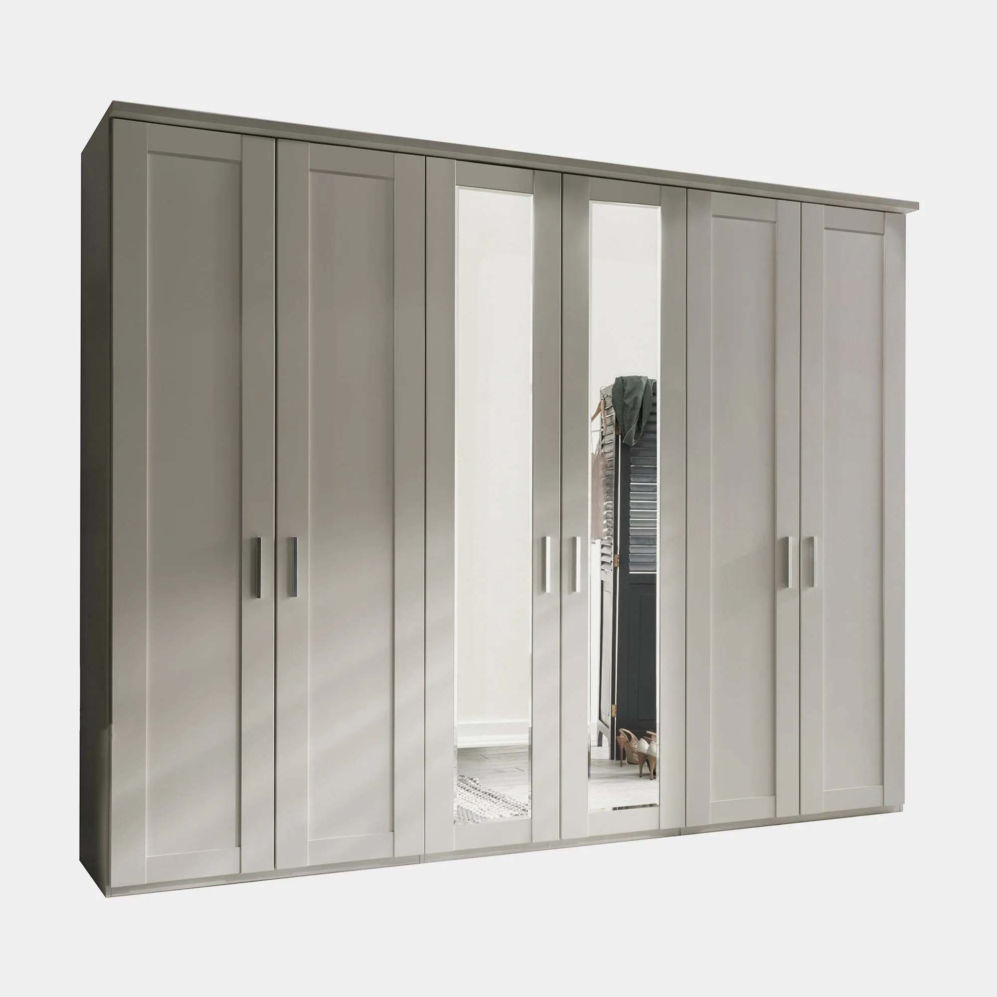 Milton - Mirrored Wardrobe