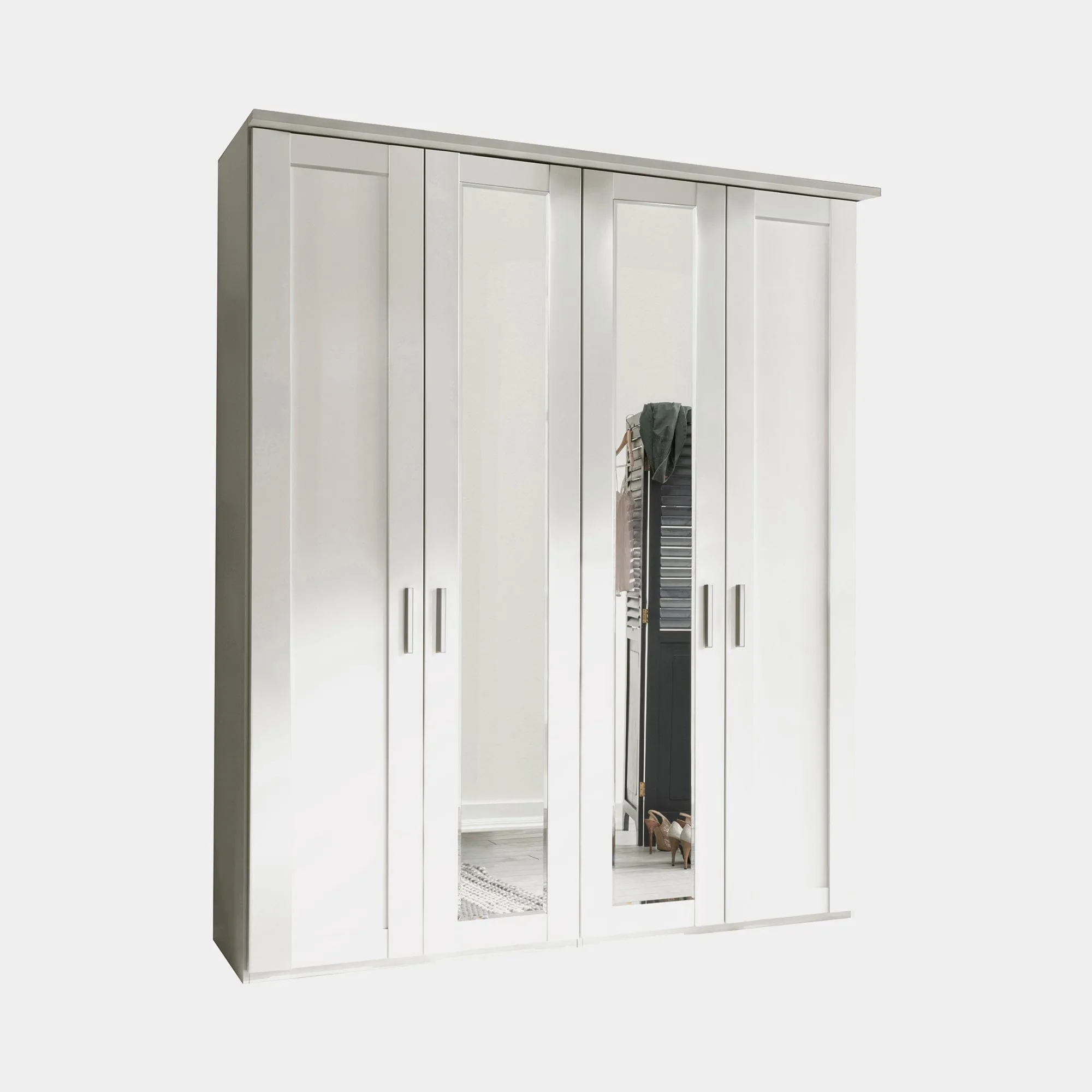 Milton - Mirrored Wardrobe