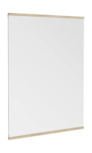 Moebe Rectangular Wall Mirror 101,8x70 Cm, Ash