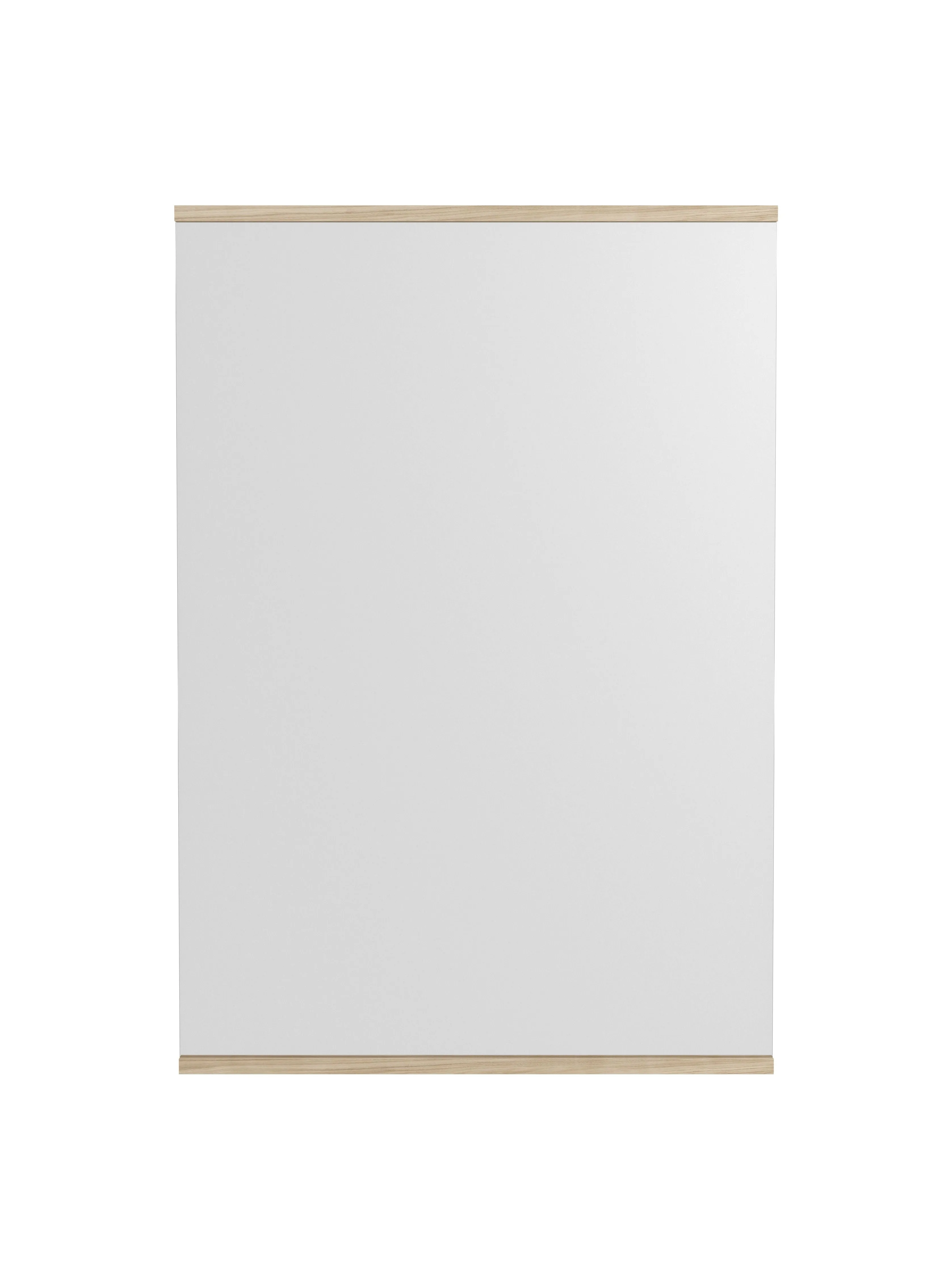 Moebe Rectangular Wall Mirror 101,8x70 Cm, Ash