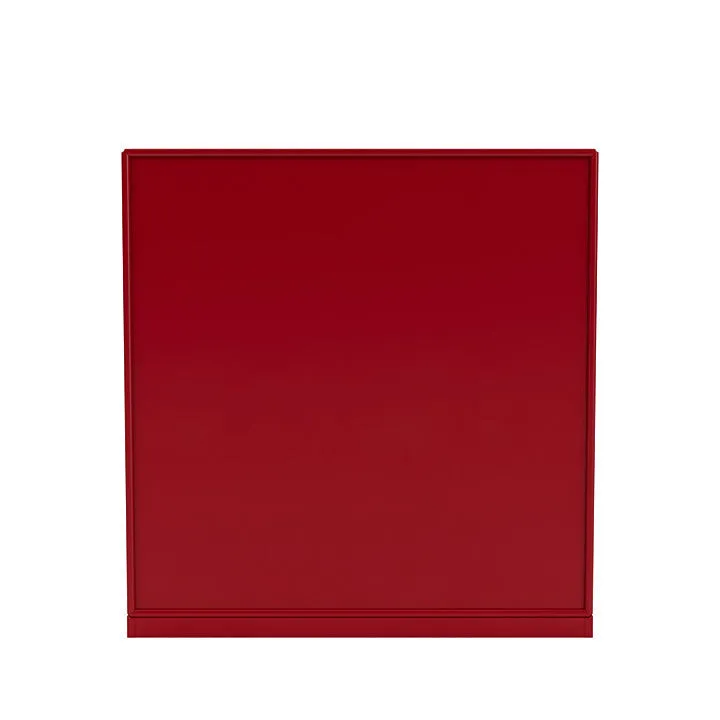 Montana Cover Cabinet With 3 Cm Plinth, Beetroot Red