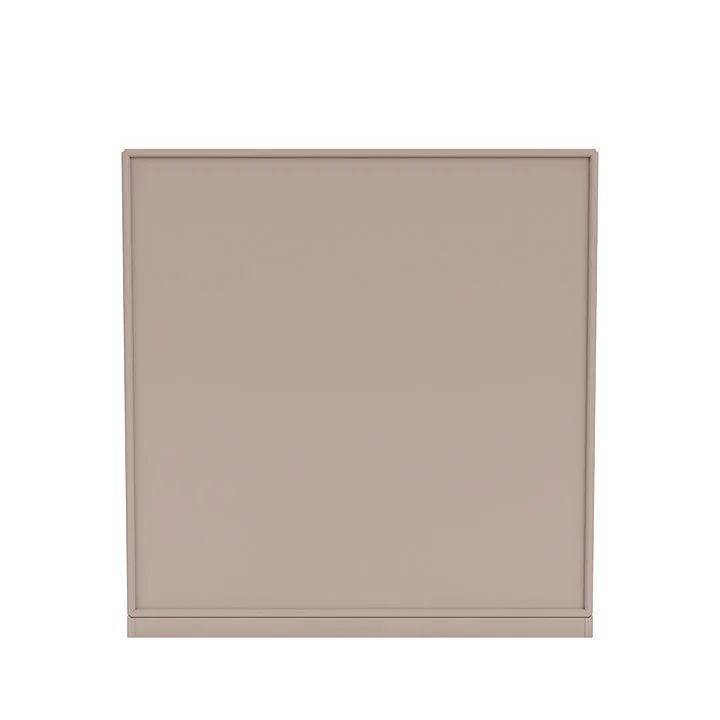 Montana Cover Cabinet With 3 Cm Plinth, Mushroom Brown