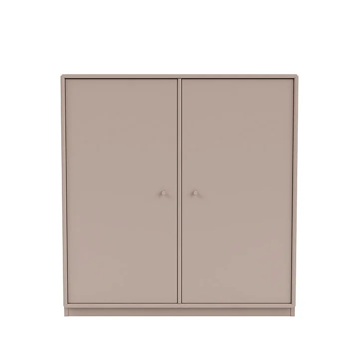 Montana Cover Cabinet With 3 Cm Plinth, Mushroom Brown