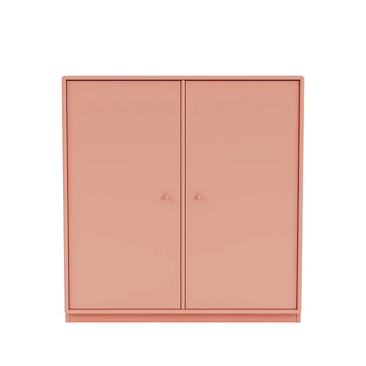 Montana Cover Cabinet With 3 Cm Plinth, Rhubarb Red
