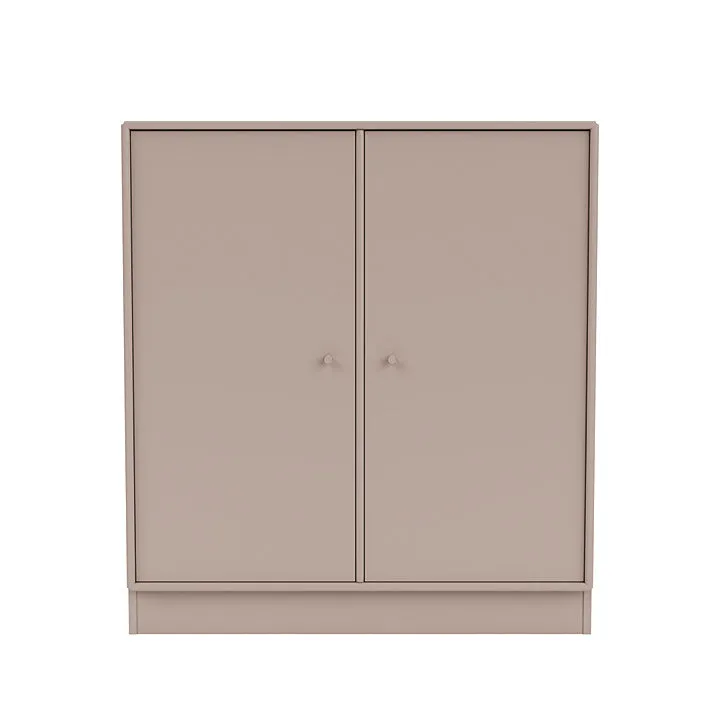 Montana Cover Cabinet With 7 Cm Plinth, Mushroom Brown