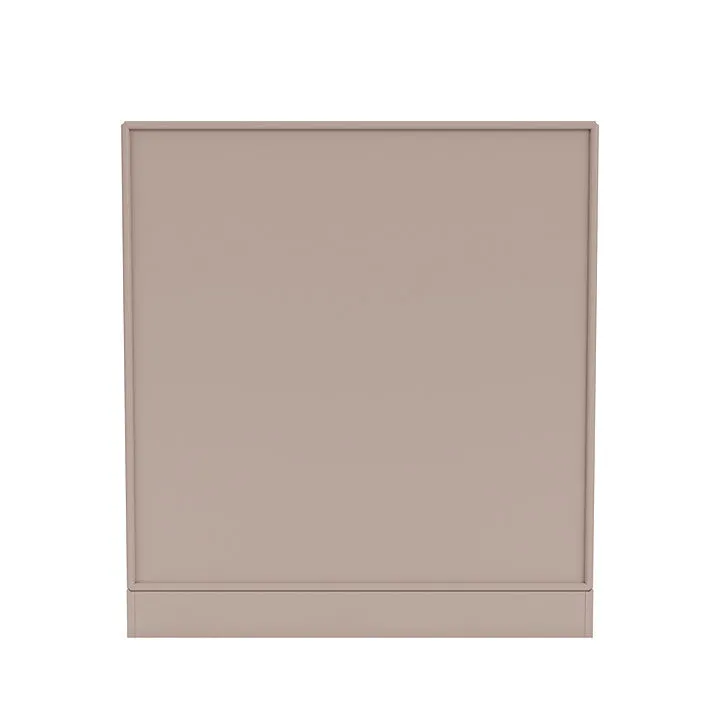 Montana Cover Cabinet With 7 Cm Plinth, Mushroom Brown