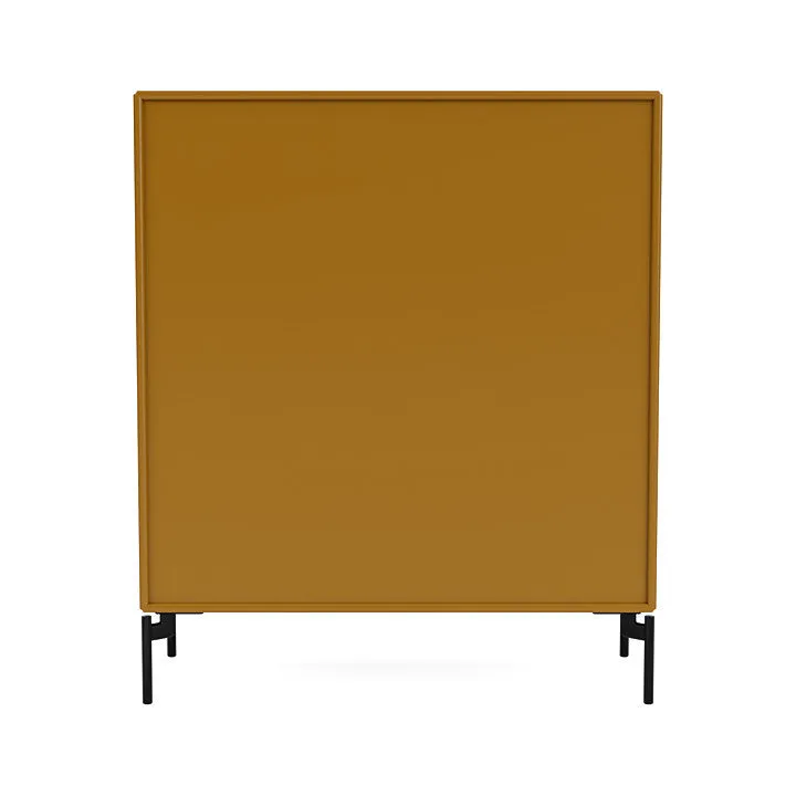 Montana Cover Cabinet With Legs, Amber/Black