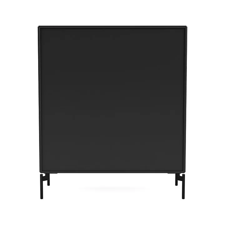 Montana Cover Cabinet With Legs, Black/Black