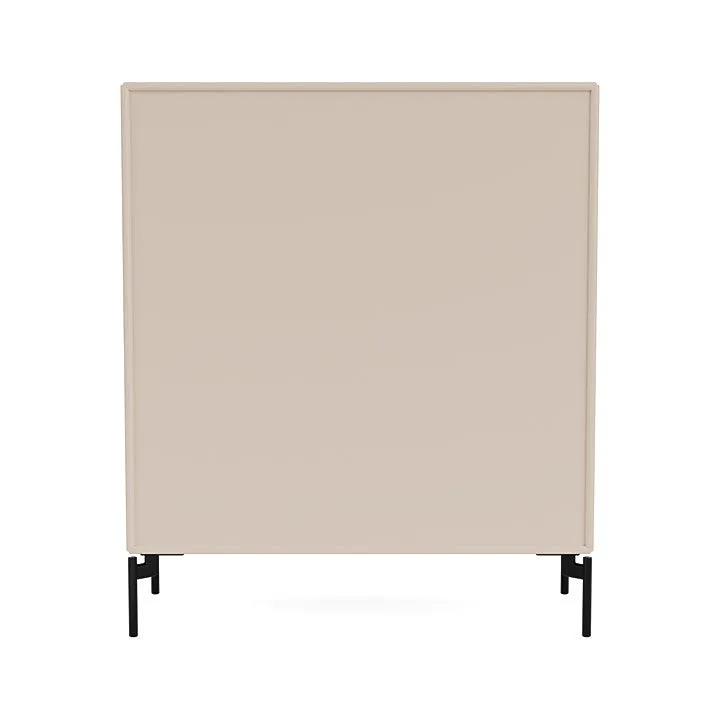 Montana Cover Cabinet With Legs, Clay/Black
