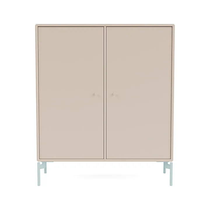 Montana Cover Cabinet With Legs, Clay/Flint