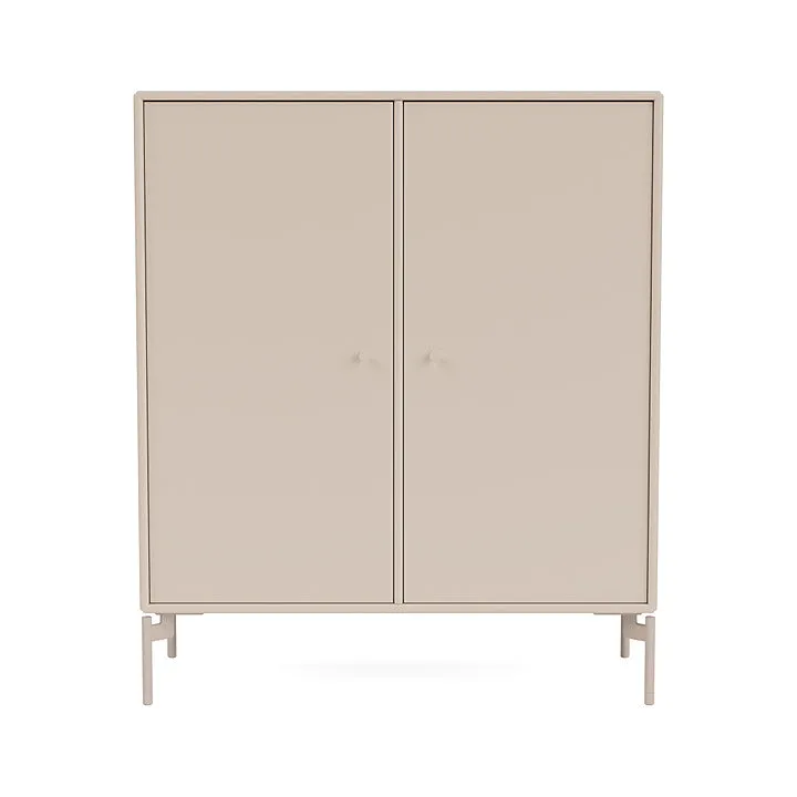 Montana Cover Cabinet With Legs, Clay/Mushroom
