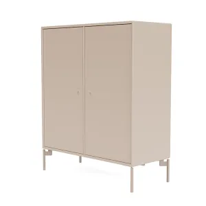 Montana Cover Cabinet With Legs, Clay/Mushroom