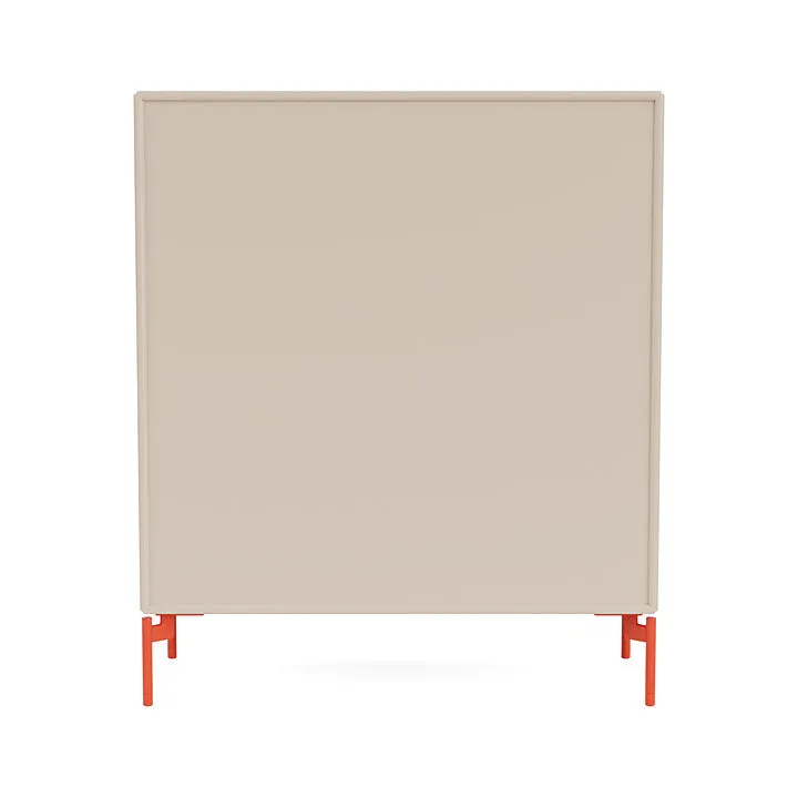 Montana Cover Cabinet With Legs, Clay/Rosehip