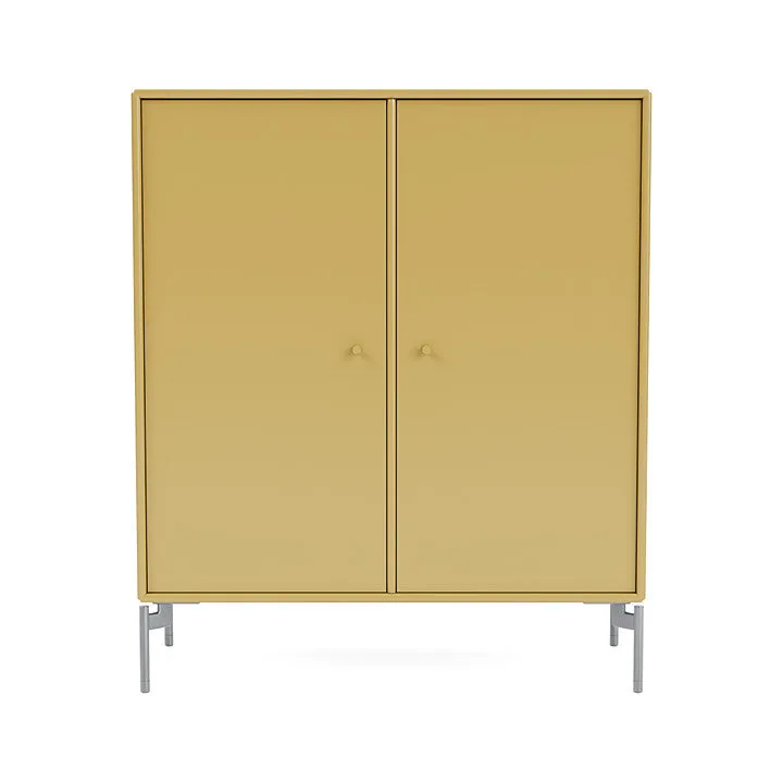 Montana Cover Cabinet With Legs, Cumin/Matt Chrome