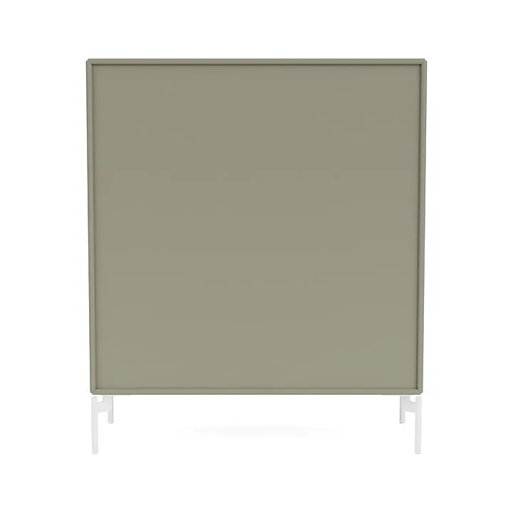 Montana Cover Cabinet With Legs, Fennel/Snow White