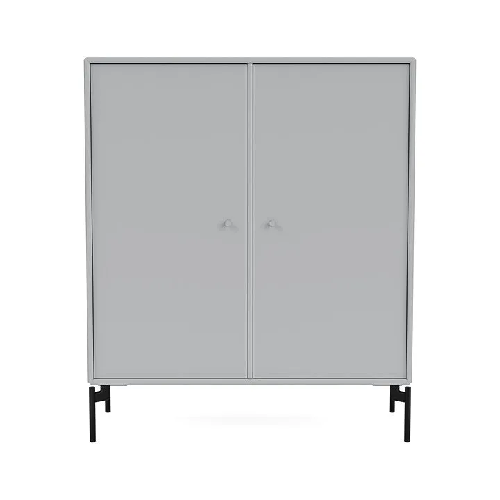 Montana Cover Cabinet With Legs, Fjord/Black