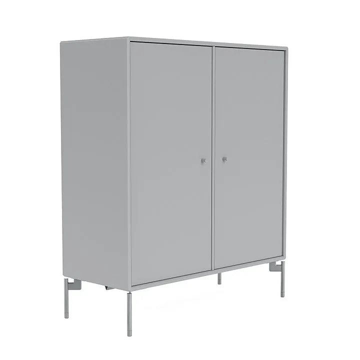 Montana Cover Cabinet With Legs, Fjord/Matt Chrome