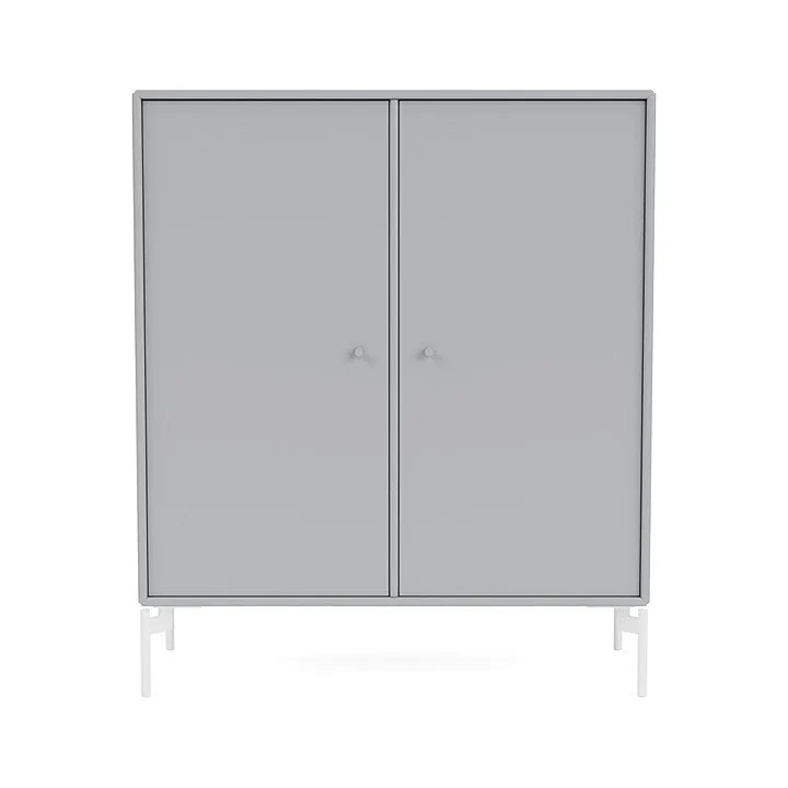 Montana Cover Cabinet With Legs, Fjord/Snow White