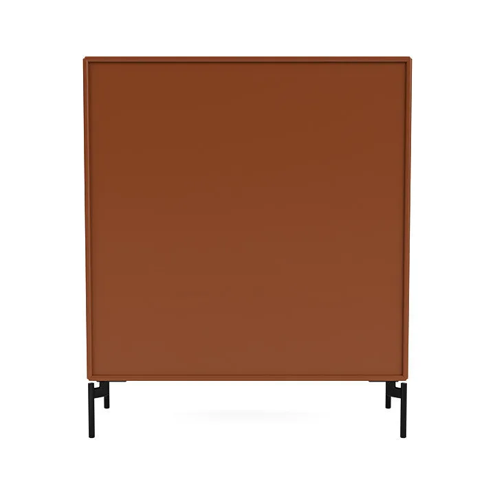 Montana Cover Cabinet With Legs, Hazelnut/Black