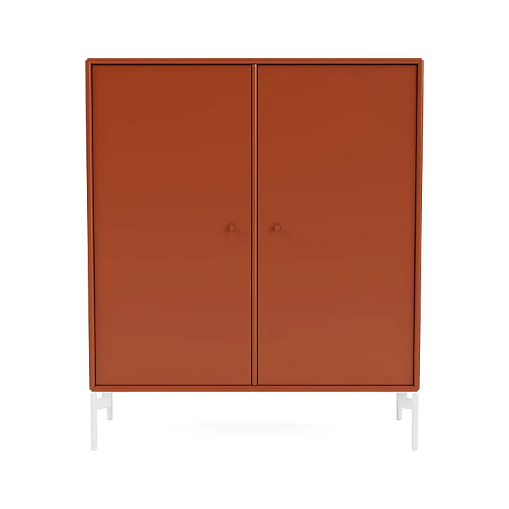 Montana Cover Cabinet With Legs, Hokkaido/Snow White