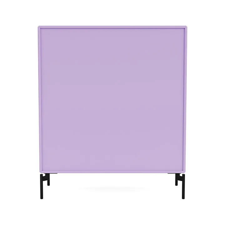 Montana Cover Cabinet With Legs, Iris/Black