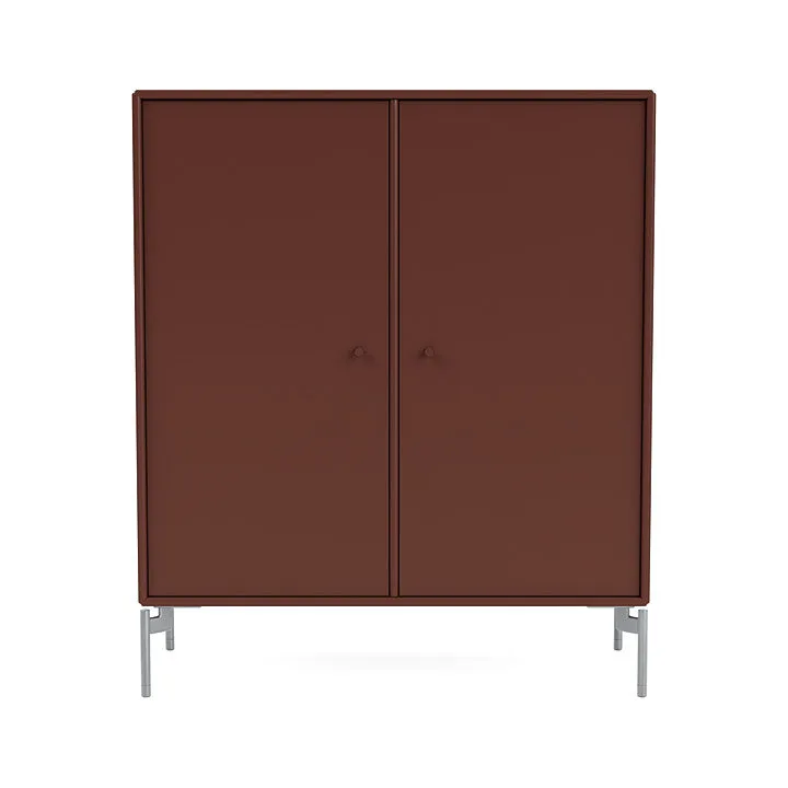 Montana Cover Cabinet With Legs, Masala/Matt Chrome