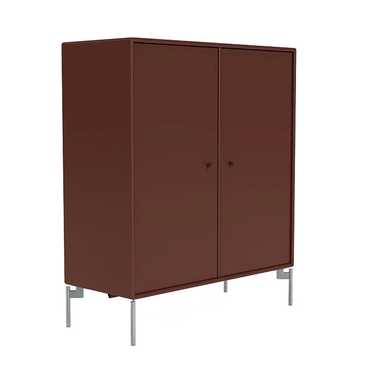 Montana Cover Cabinet With Legs, Masala/Matt Chrome