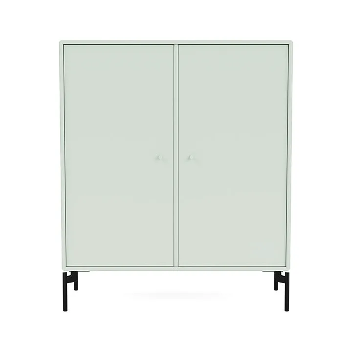 Montana Cover Cabinet With Legs, Mist/Black