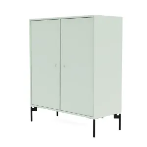 Montana Cover Cabinet With Legs, Mist/Black