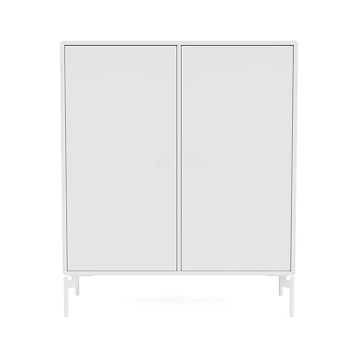 Montana Cover Cabinet With Legs, New White/Snow White