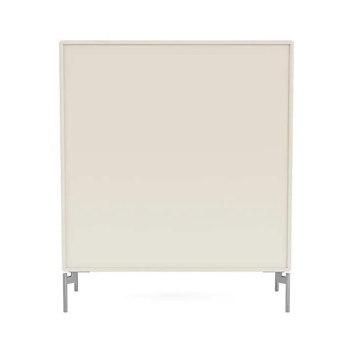 Montana Cover Cabinet With Legs, Oat/Matt Chrome