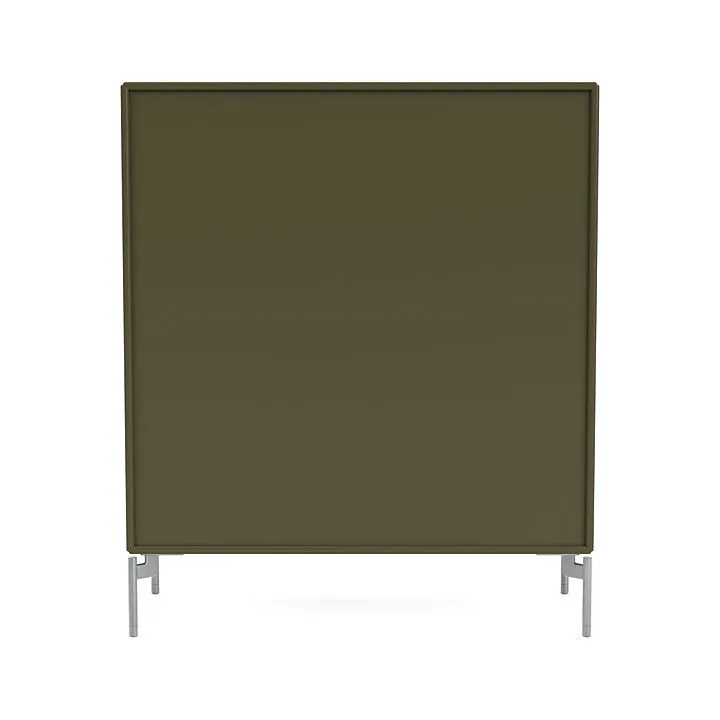 Montana Cover Cabinet With Legs, Oregano/Matt Chrome
