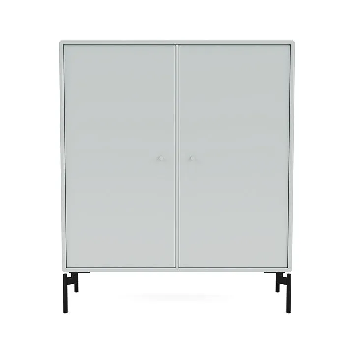 Montana Cover Cabinet With Legs, Oyster/Black