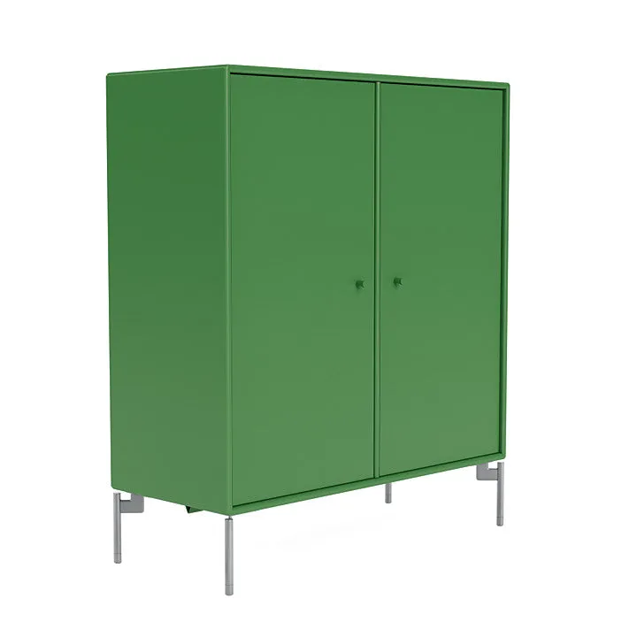Montana Cover Cabinet With Legs, Parsley/Matt Chrome