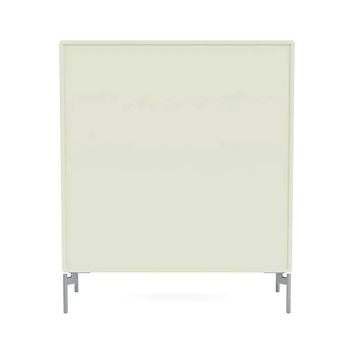 Montana Cover Cabinet With Legs, Pomelo/Matt Chrome