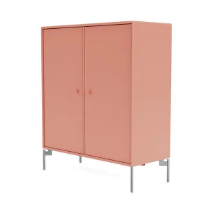 Montana Cover Cabinet With Legs, Rhubarb/Matt Chrome