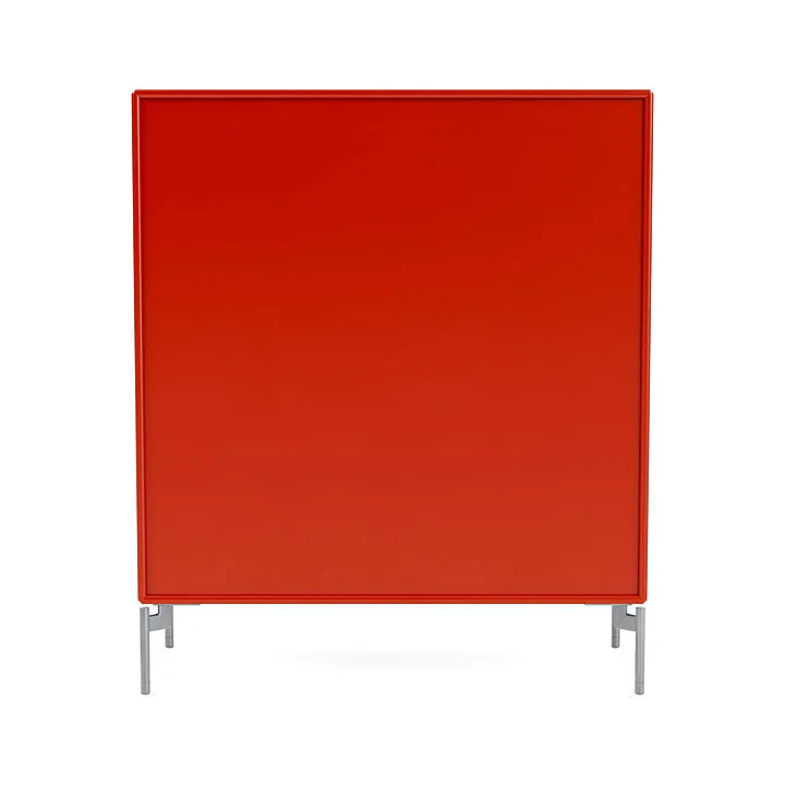 Montana Cover Cabinet With Legs, Rosehip/Matt Chrome