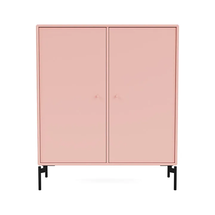 Montana Cover Cabinet With Legs, Ruby/Black