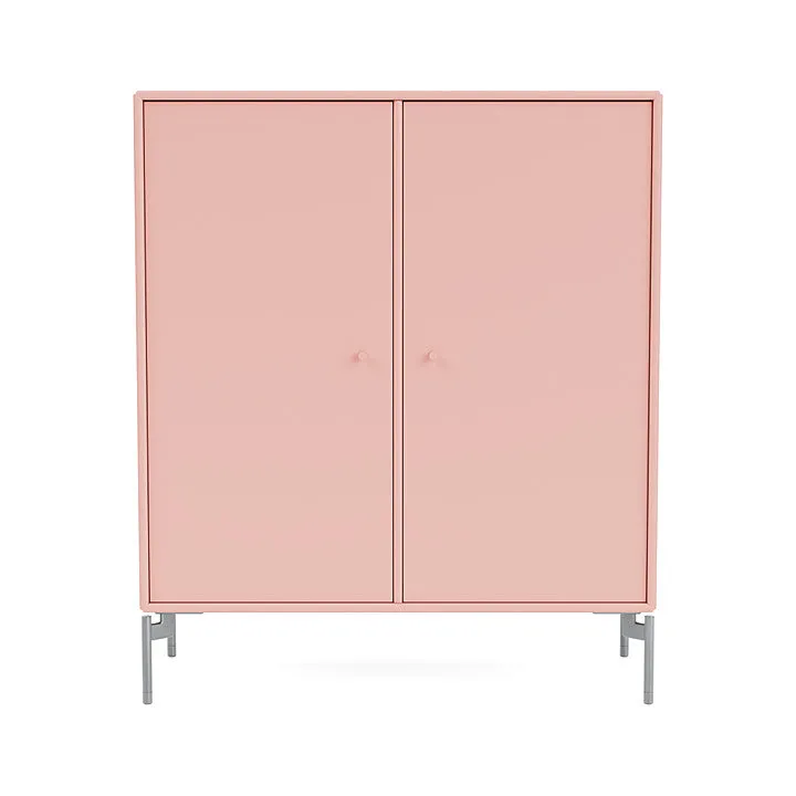 Montana Cover Cabinet With Legs, Ruby/Matt Chrome